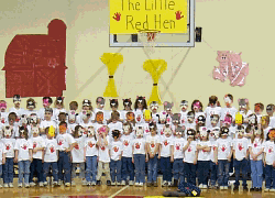 TPES Kindergarten Classes perform "The Little Red Hen" March 21st.