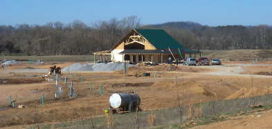 KOA campground under construction along Ballplay Road.